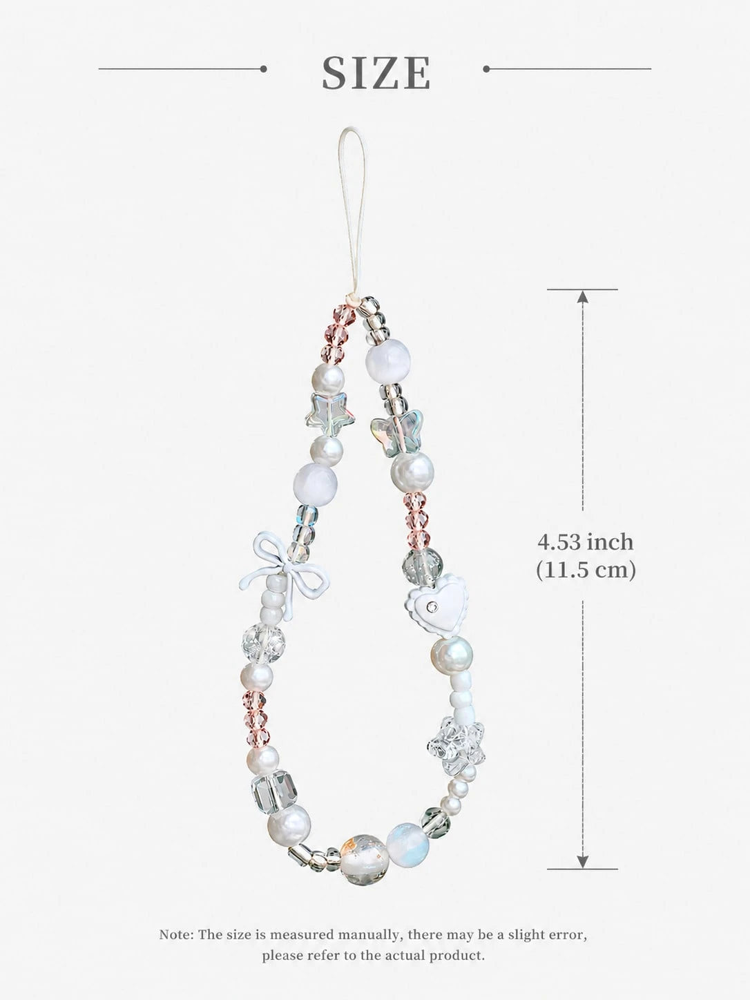 1pc Acrylic Bow Phone Chain CCD Camera Pendant Keychain Phone Case Accessory Phone Lanyard Phone Decoration Phone Accessory Smartphone Wrist Strap Smartphone Shoulder Bag (Due To Shooting Angle And Ma