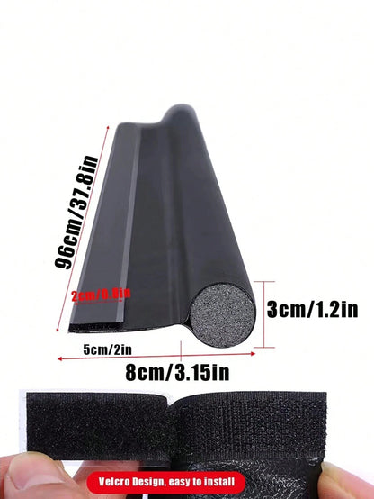 1pc Adjustable Door Bottom Seal Strip Weatherstrip Under Door Draft Stopper Anti-Cold One Side Gap Blocker Foam Weather Strip, Back To School Supplies