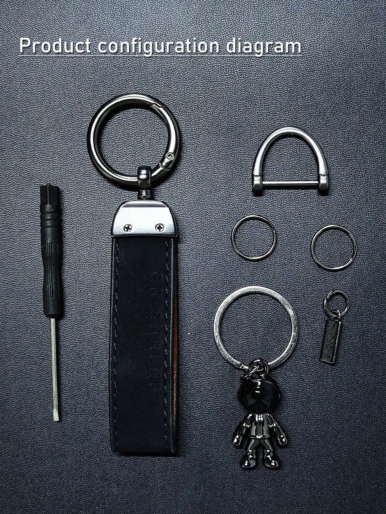 1pc Astronaut Keychain, High-End Keyring Pendant, Spring Ring, Random 2 Styles, Gift For Couples