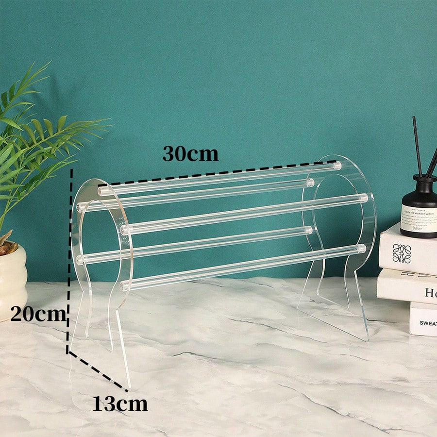 1pc Baby Room Acrylic Headband Display Rack, Headband Jewelry Storage Rack, Suitable For Decorating Baby Girl Rooms, Essential For Baby Rooms