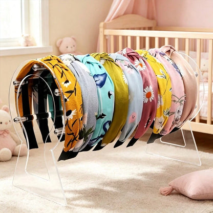 1pc Baby Room Acrylic Headband Display Rack, Headband Jewelry Storage Rack, Suitable For Decorating Baby Girl Rooms, Essential For Baby Rooms