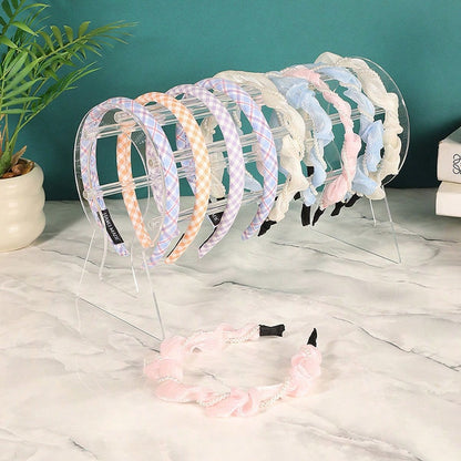 1pc Baby Room Acrylic Headband Display Rack, Headband Jewelry Storage Rack, Suitable For Decorating Baby Girl Rooms, Essential For Baby Rooms