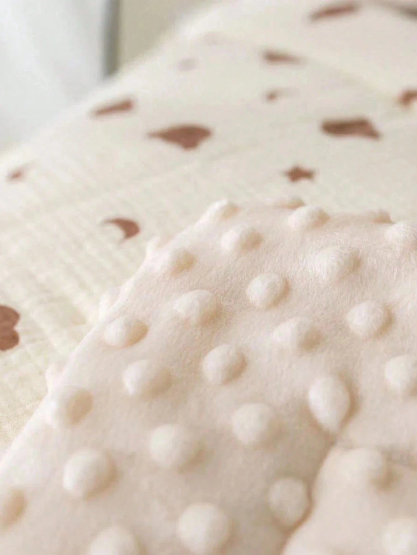 1pc Baby Seat Cushion, Cartoon Animal Print, Double-Sided, One Side Plush Polyester Fabric, Soft & Breathable, Can Be Used As Pillow, Universal Fit