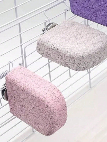 1pc Bird Beak Grinding Chewing Toy Parrot Calcium Perch Bird Standing Platform Cage Accessory Suitable For Budgies, Cockatiels, Lovebirds, Canaries