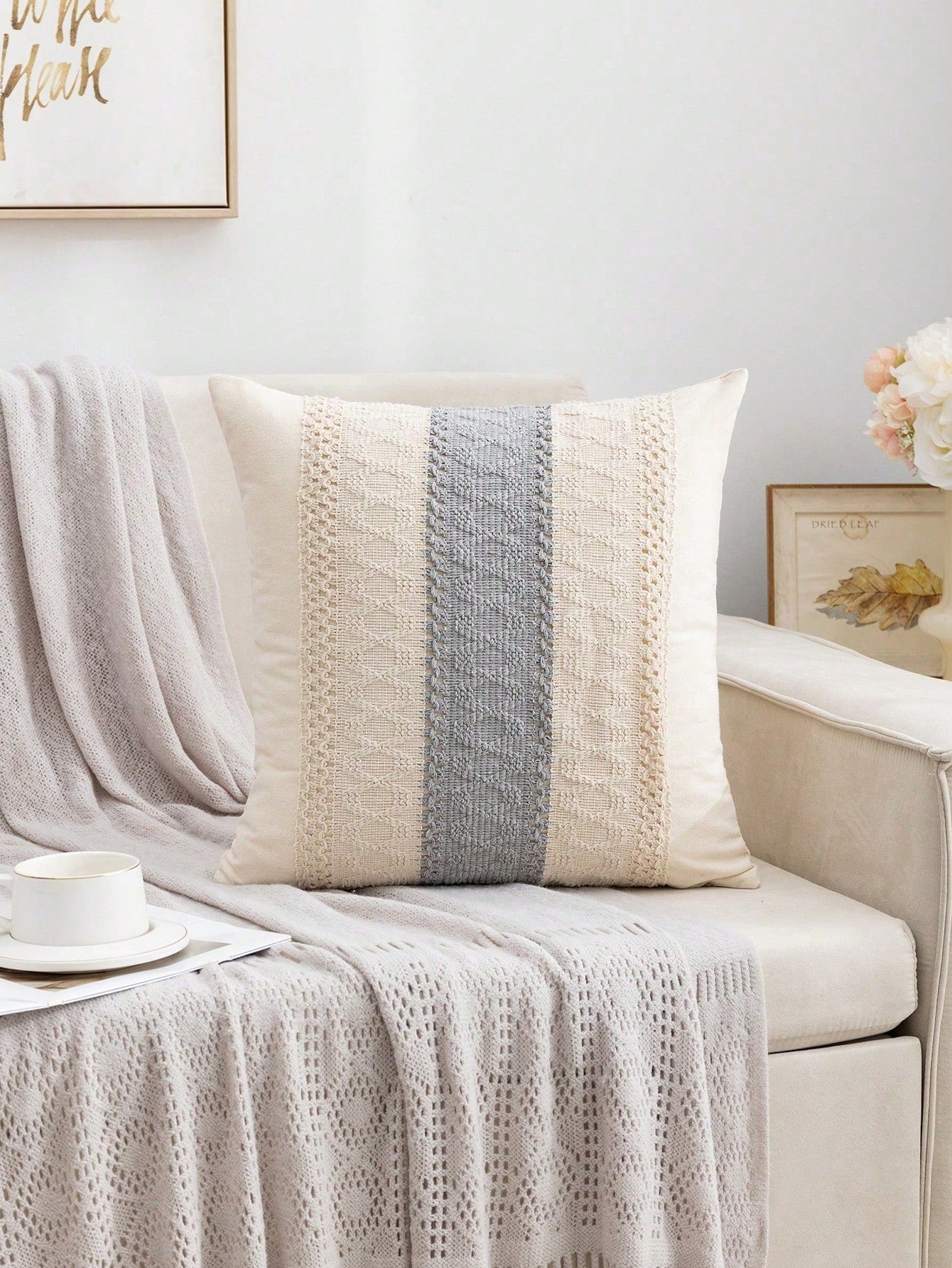 1pc Bohemian Style Decorative Pillow Case
