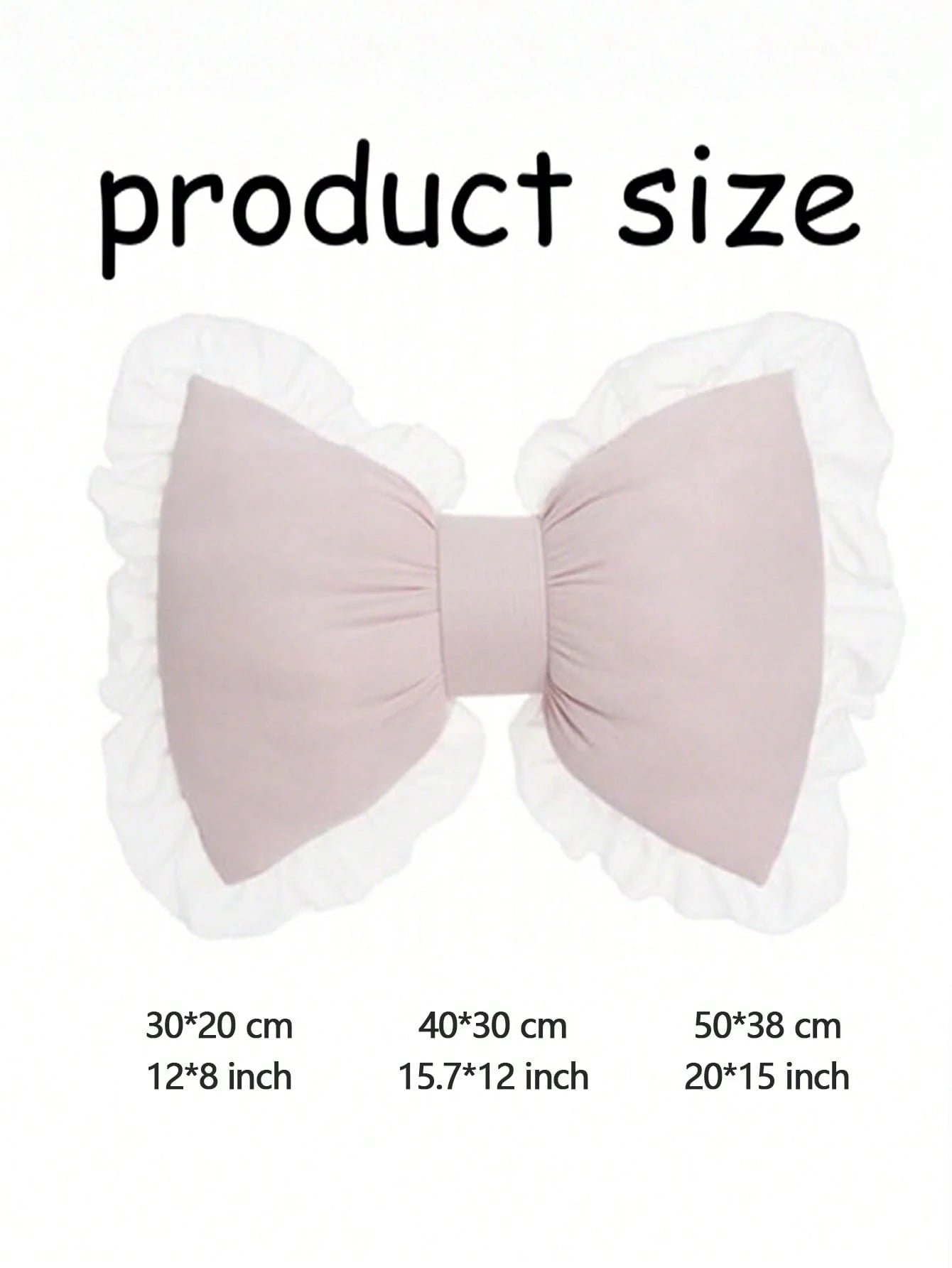 1pc Bow-Shaped Decorative Pillow, Pink Lace Bow Cushion For Sofa, Bed, Living Room, Bedroom, Spring/Summer, Outdoor Garden, Bedroom Decor, Room Decoration, Thanksgiving, Halloween