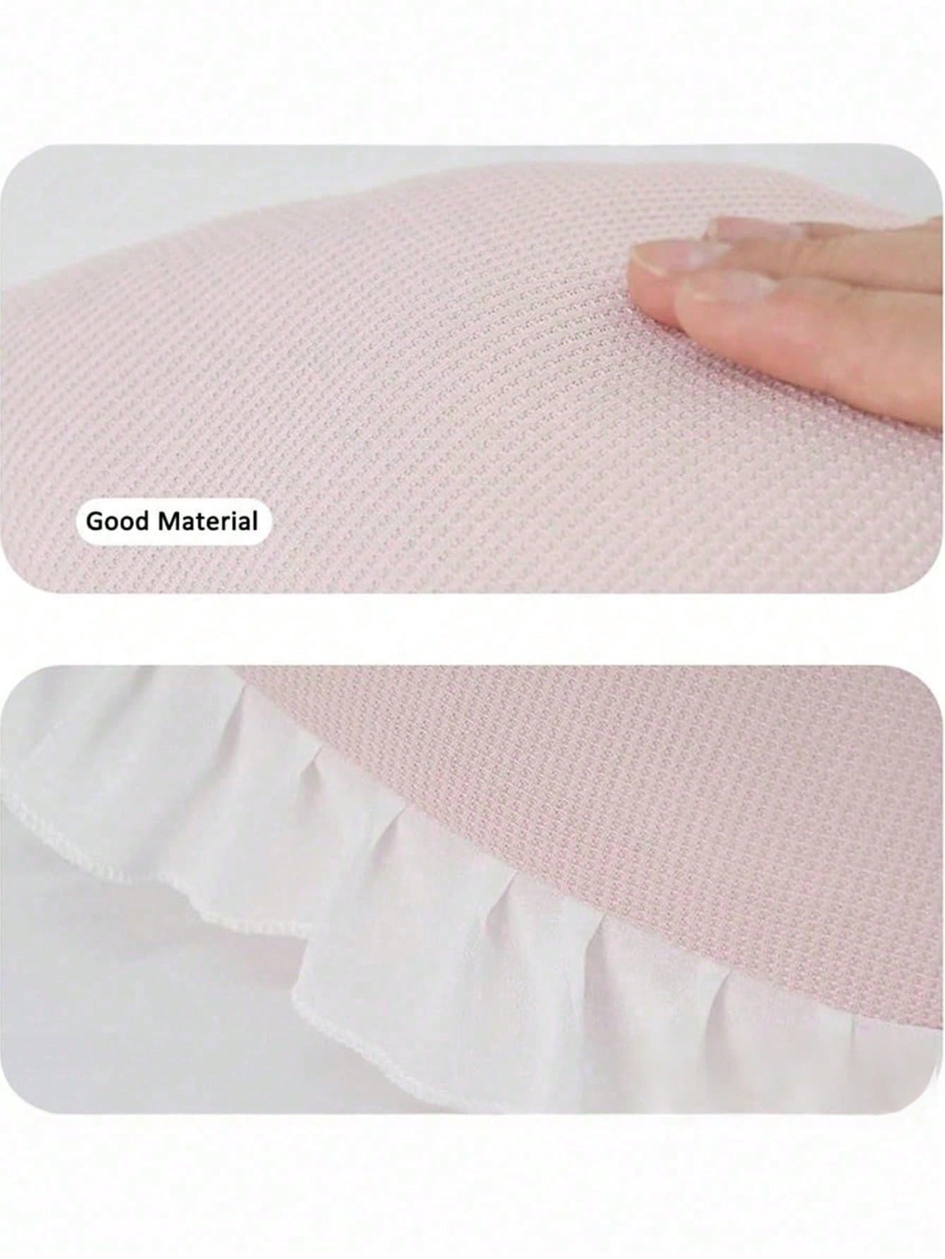 1pc Bow-Shaped Decorative Pillow, Pink Lace Bow Cushion For Sofa, Bed, Living Room, Bedroom, Spring/Summer, Outdoor Garden, Bedroom Decor, Room Decoration, Thanksgiving, Halloween