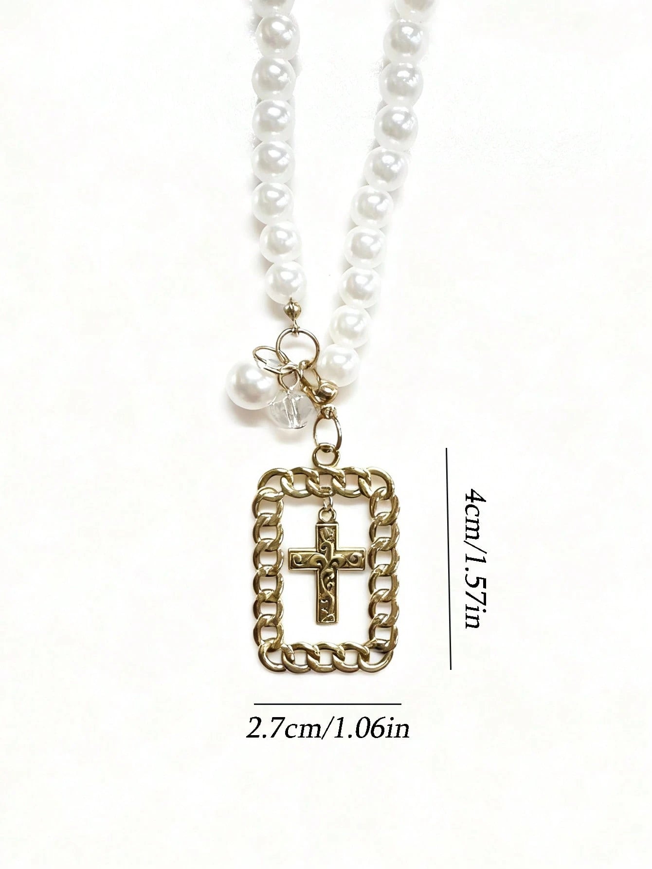 1pc Car Interior Pendant Alloy Cross Car Rearview Mirror Suspension Decoration Car Interior Decoration Accessories