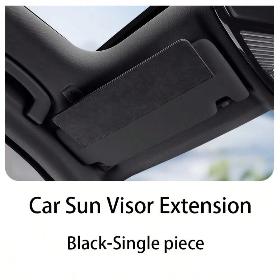 1pc Car Sun Visor Extension, Car Anti-Glare Sun Visor Extension, Suitable For Driver And Passenger, Universal Car Interior Accessory, Car Sun Visor With Buckle Closure