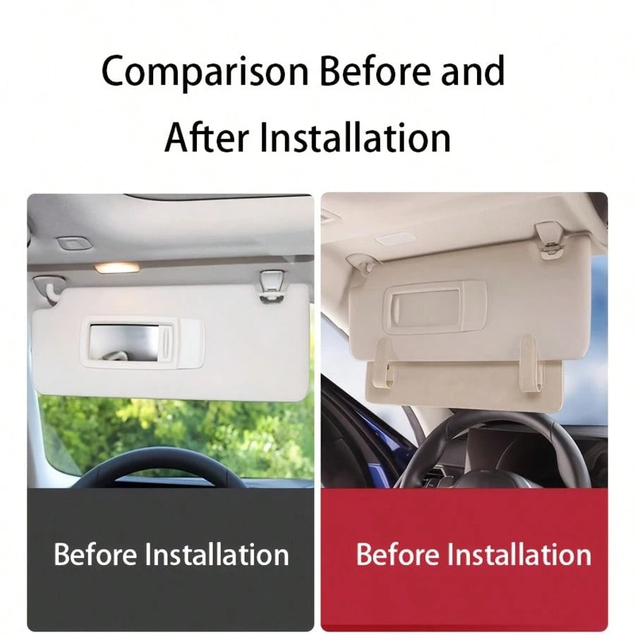 1pc Car Sun Visor Extension, Car Anti-Glare Sun Visor Extension, Suitable For Driver And Passenger, Universal Car Interior Accessory, Car Sun Visor With Buckle Closure