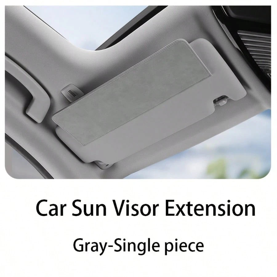 1pc Car Sun Visor Extension, Car Anti-Glare Sun Visor Extension, Suitable For Driver And Passenger, Universal Car Interior Accessory, Car Sun Visor With Buckle Closure