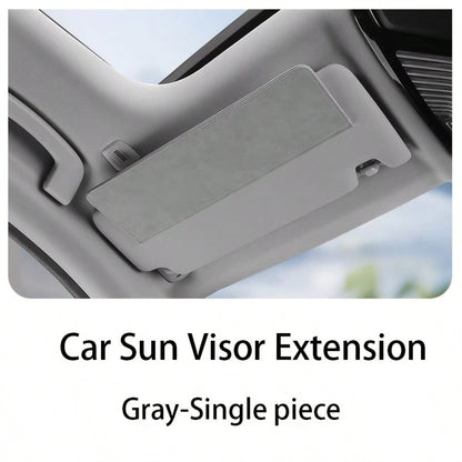 1pc Car Sun Visor Extension, Car Anti-Glare Sun Visor Extension, Suitable For Driver And Passenger, Universal Car Interior Accessory, Car Sun Visor With Buckle Closure