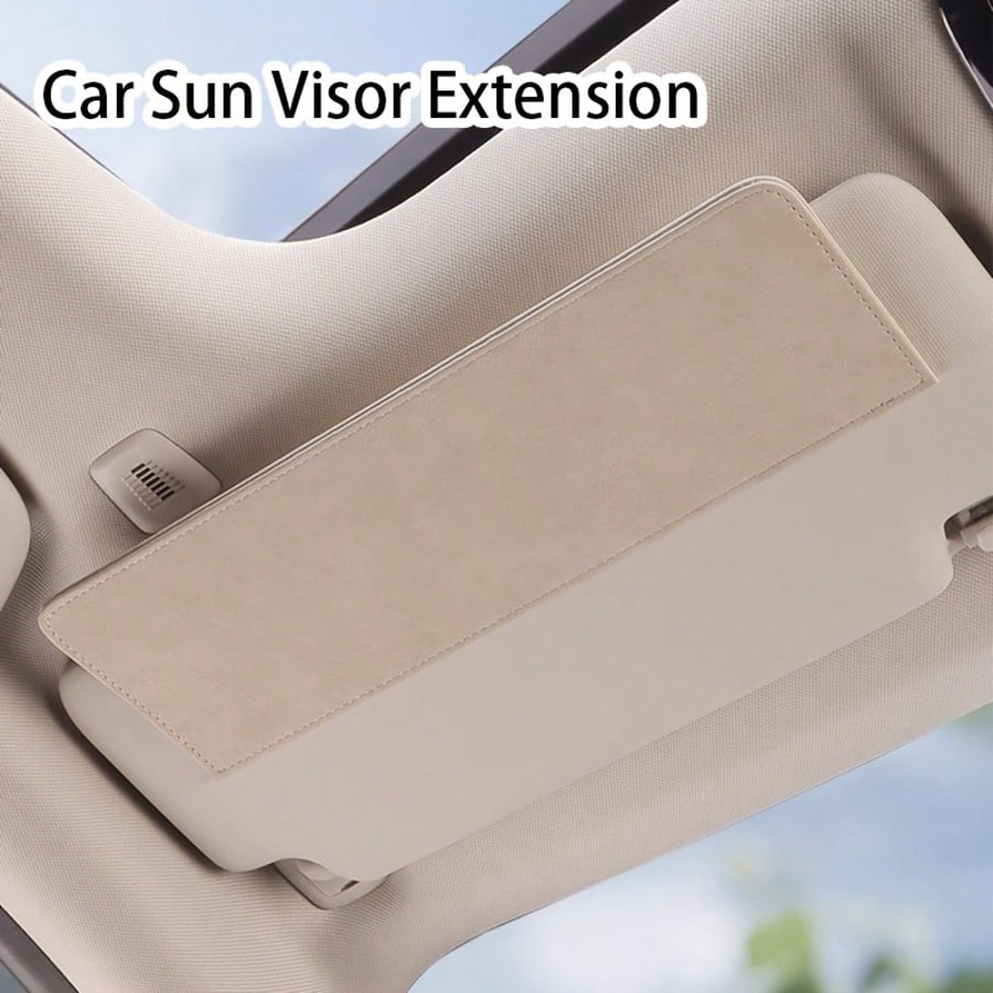 1pc Car Sun Visor Extension, Car Anti-Glare Sun Visor Extension, Suitable For Driver And Passenger, Universal Car Interior Accessory, Car Sun Visor With Buckle Closure