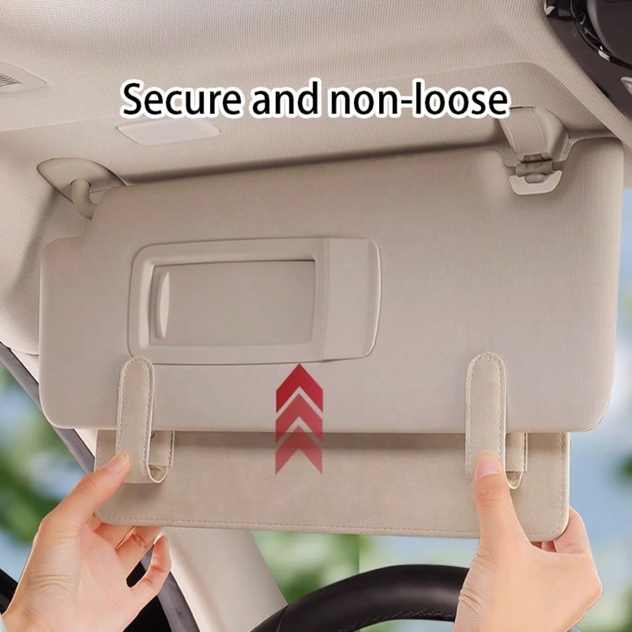 1pc Car Sun Visor Extension, Car Anti-Glare Sun Visor Extension, Suitable For Driver And Passenger, Universal Car Interior Accessory, Car Sun Visor With Buckle Closure