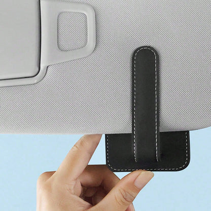 1pc Car Visor Glasses Clip Multifunctional Card Holder Car Interior Accessories Car Glasses Case