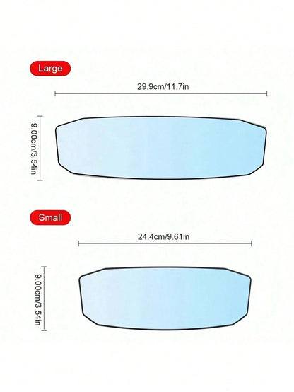 1pc Car Wide Angle Rearview Mirror/Interior Rearview Mirror, Car Reverse Mirror Wide Angle Curved Mirror, Suitable For All Car Models, Increase Field Of View Reduce Blind Spots, Universal High Definit