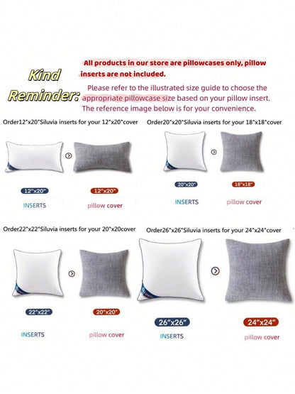 1pc Circular Plush Wide Edge Pillow Cover (Pillow Insert Not Included), Bohemian Style Sofa Cushion Cover, Soft & Comfortable Thickened Home Decor Pillow Case, Suitable For Balcony, Bedroom, Living Ro