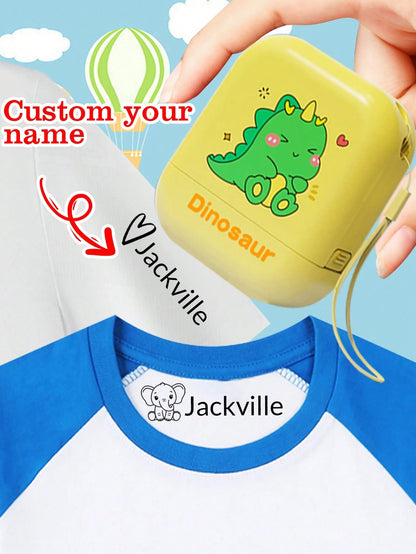 1pc Custom-Made Name Stamp For Clothing, Waterproof.It Can Be Used As A Handwritten Signature Stamp Or A Personalized Clothing Stamp.