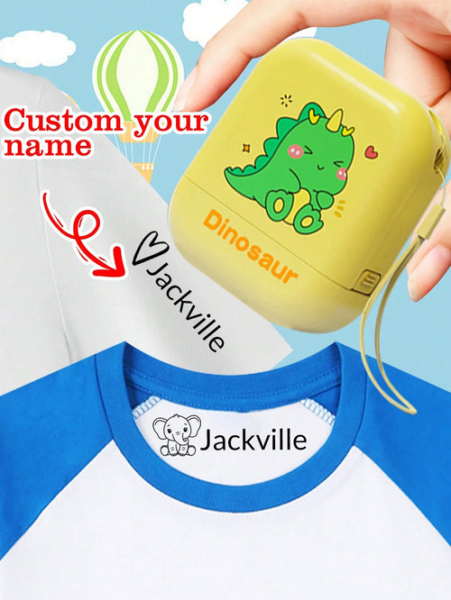 1pc Custom-Made Name Stamp For Clothing, Waterproof.It Can Be Used As A Handwritten Signature Stamp Or A Personalized Clothing Stamp.