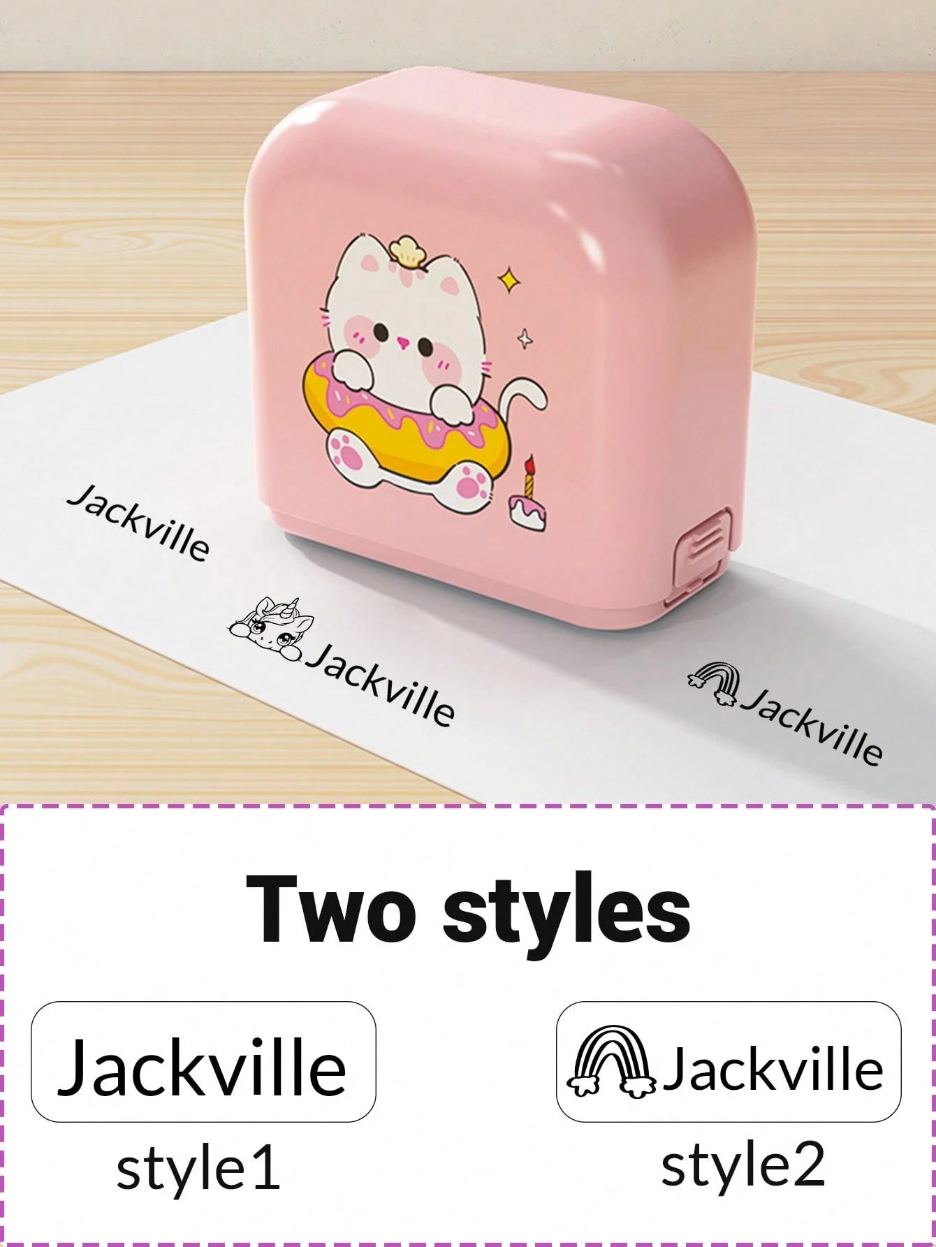 1pc Custom-Made Name Stamp For Clothing, Waterproof.It Can Be Used As A Handwritten Signature Stamp Or A Personalized Clothing Stamp.