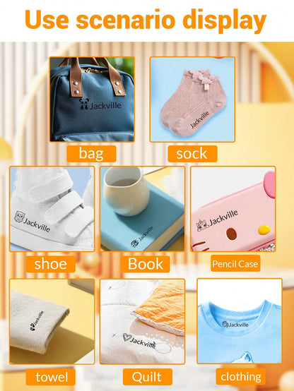 1pc Custom-Made Name Stamp For Clothing, Waterproof.It Can Be Used As A Handwritten Signature Stamp Or A Personalized Clothing Stamp.