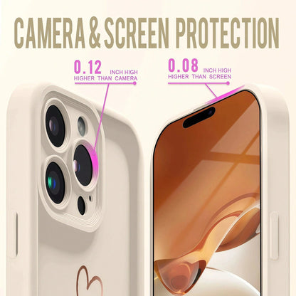 1pc Customized Personalized Unique Couple Name Design Silicone Phone Case, Minimalist, Fashionable, Cute, Distinctive Design, Compatible With Apple 17, 16, 15, 14, 13, 12, 11, X, XR, Xs, 7, Plus, Pro