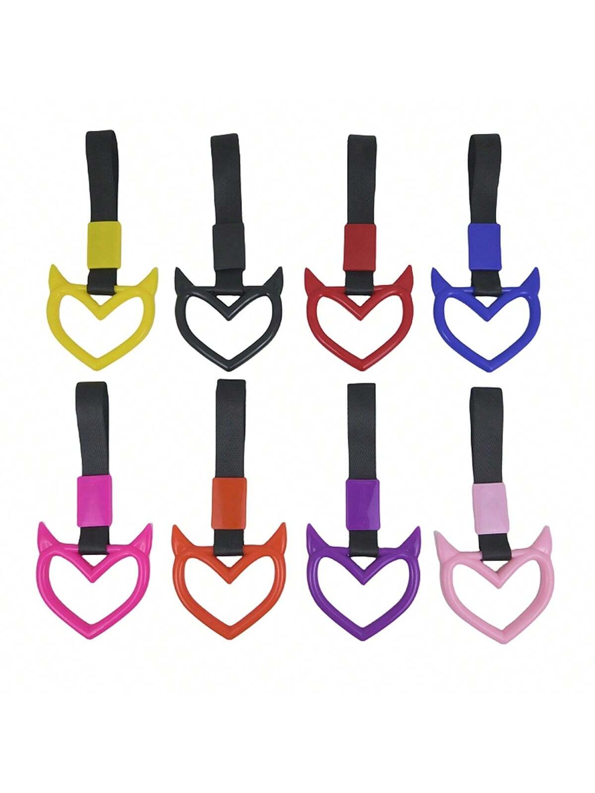 1pc Devil Car Hanging Ring, Car Devil Hanging Ring, Car Interior Pulling Ring, Car Rear Modification Devil Pulling Ring