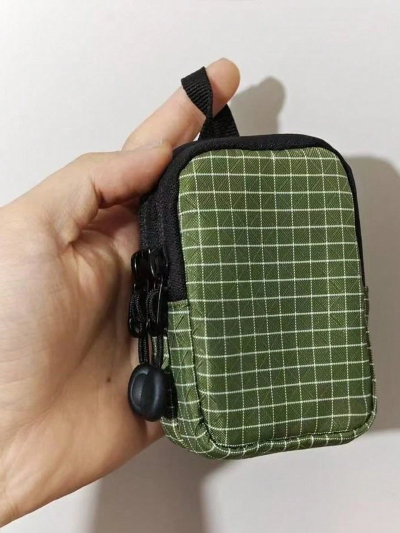 1pc EDC Outdoor Storage Small Bag Card Holder Coin Purse Key Pouch Earphone Bag Digital Mini Hanging Bag