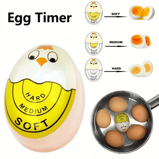 1pc Egg Timer, Resin Creative Egg Doneness Indicator For Soft Boiled Egg Cooking In Kitchen