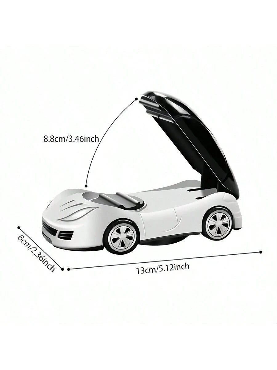 1pc Foldable & 360° Rotatable Car Model Mobile Phone Holder Bracket, Fits Universal Smartphone, Car Accessories
