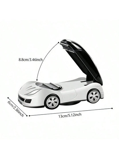 1pc Foldable & 360° Rotatable Car Model Mobile Phone Holder Bracket, Fits Universal Smartphone, Car Accessories
