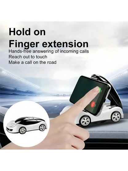 1pc Foldable & 360° Rotatable Car Model Mobile Phone Holder Bracket, Fits Universal Smartphone, Car Accessories