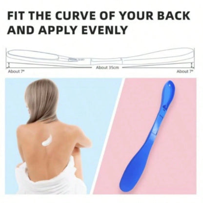 1pc Foldable Back Massager And Lotion Applicator, Foot And Back Lotion Applicator, Suitable For Men And Women, Apply Skincare Cream, Moisturizer, Sunscreen, Home Bathroom Decor, Beach Sunscreen Applic