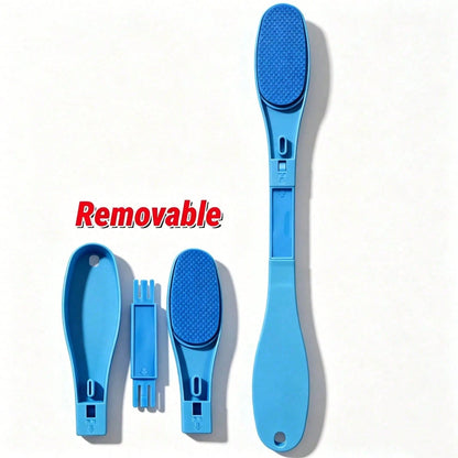 1pc Foldable Back Massager And Lotion Applicator, Foot And Back Lotion Applicator, Suitable For Men And Women, Apply Skincare Cream, Moisturizer, Sunscreen, Home Bathroom Decor, Beach Sunscreen Applic