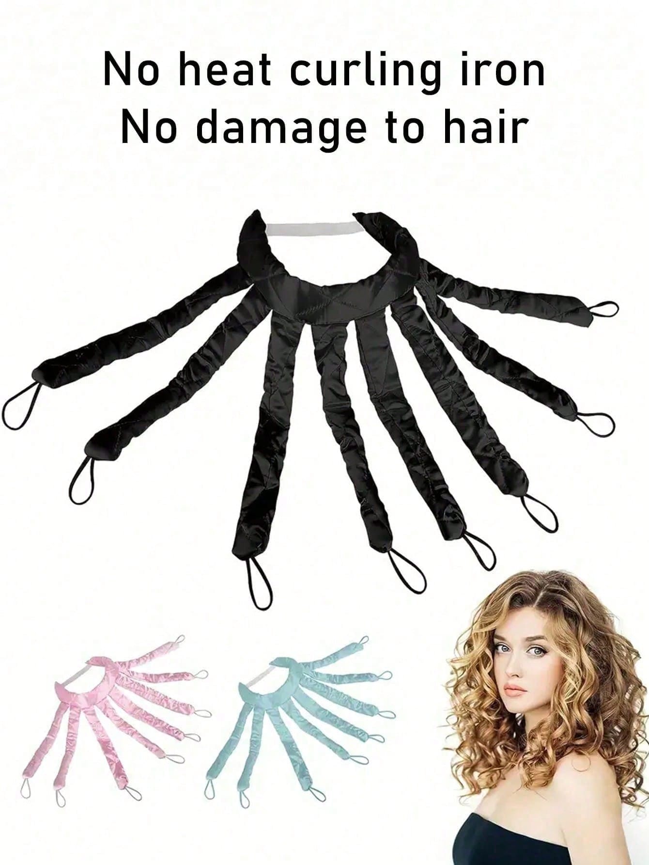 1pc Heatless Curling Iron, Headband Curling Iron And Hot Curling Iron, Hair Styling Tool Set, Heatless Curling Tool, Convenient Hair Care Tool, Sponge Curling Iron, Sleep Hair Care Tool, Women's Foam