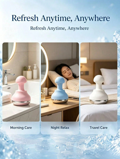 1pc Icy Cooling Facial Tool, Icy Massage Device, Suitable For Daily Care, Morning Skincare, Bathroom, Vanity, Travel, SPA Use, Self-Care Gift And Beauty Gift Idea