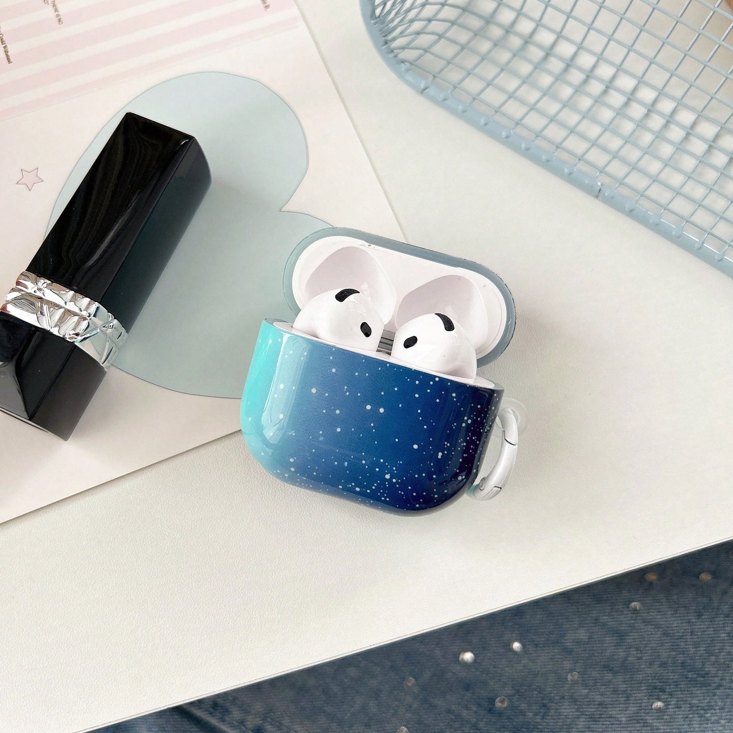 1pc IMD Material Star Design Fashionable Apple Earphone Protective Case, Scratch-Resistant, Wear-Resistant, Non-Fading, Strong Protection, Dust-Proof, Stylish And Beautiful, Suitable For Teenagers And