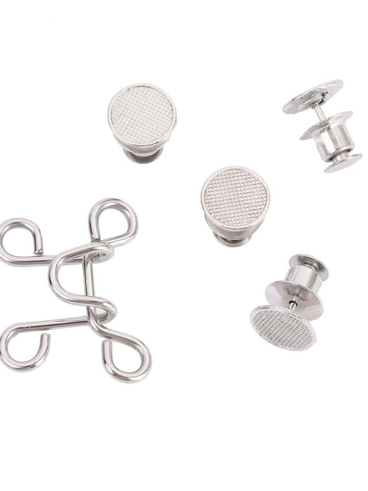 1pc Iron Alloy Button, Modern Removable Adjustable Hand Sewing & Craft Supply For Trousers