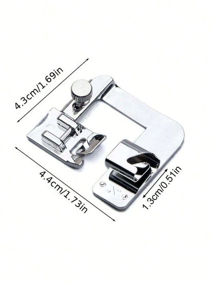 1pc Iron Alloy Sewing Machine Presser Foot, Home Sewing Machine Presser Foot Bracket, Sewing Machine Presser Foot Accessory, Adjustable Width