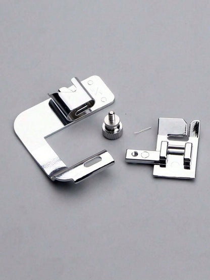 1pc Iron Alloy Sewing Machine Presser Foot, Home Sewing Machine Presser Foot Bracket, Sewing Machine Presser Foot Accessory, Adjustable Width