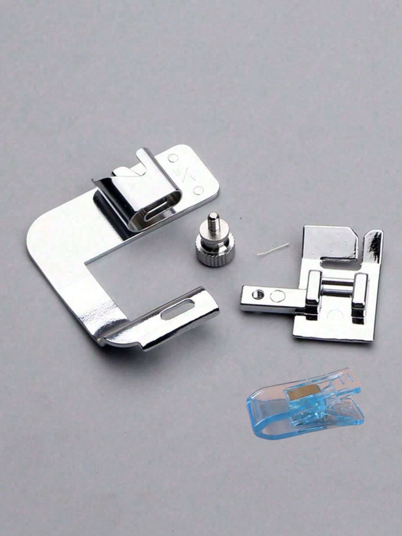 1pc Iron Alloy Sewing Machine Presser Foot, Home Sewing Machine Presser Foot Bracket, Sewing Machine Presser Foot Accessory, Adjustable Width