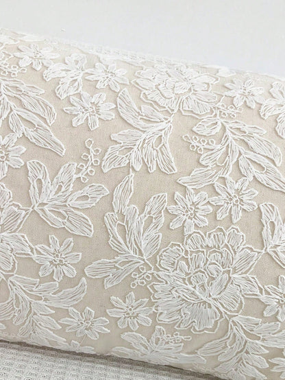 1pc Lace Embroidered Faux Fur Decorative Throw Pillow/Lumbar Pillow Cover, For Bedroom, Living Room, Sofa