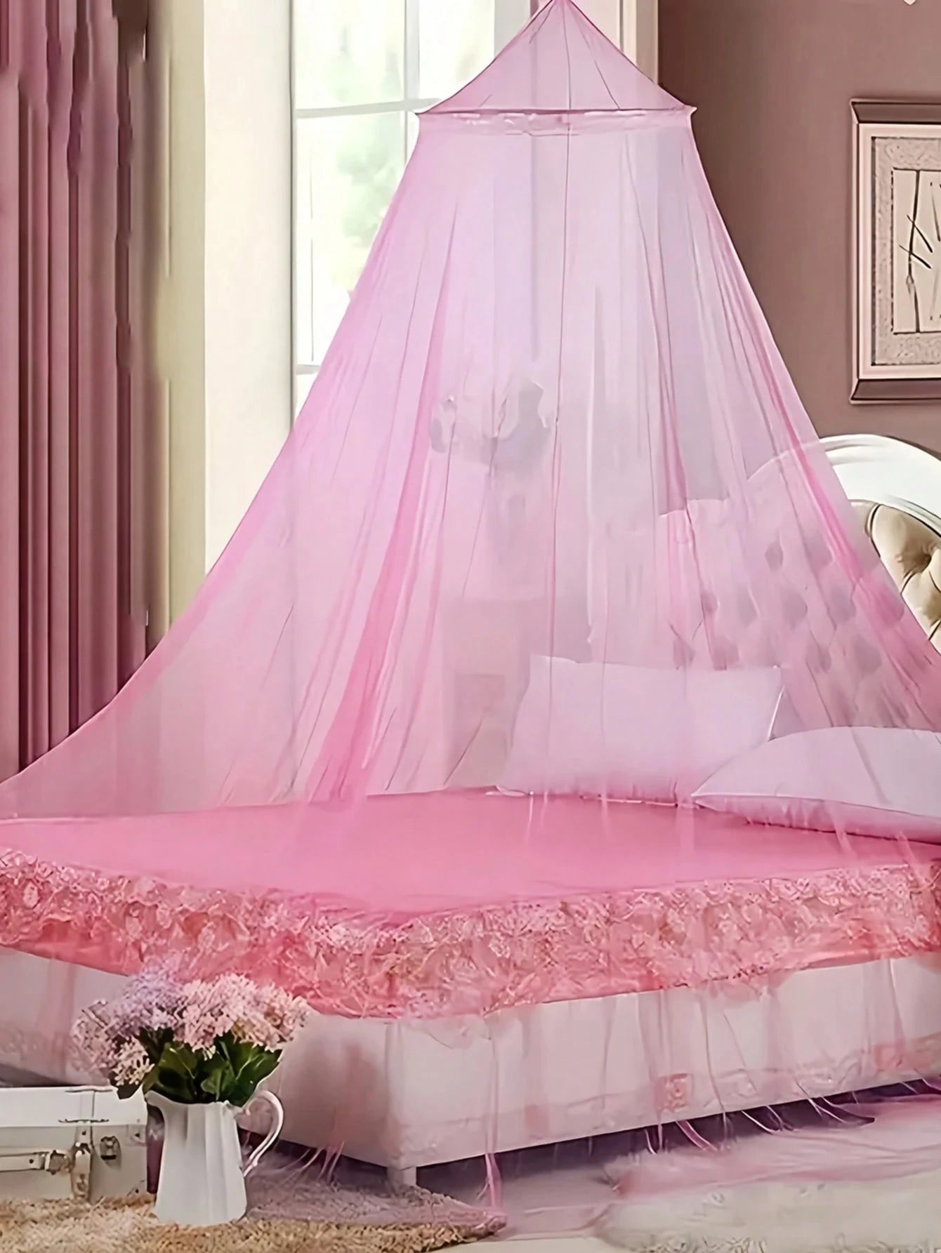 1pc Large All-Season Mosquito Net- Waterproof, Insect Repellent, Suitable For Outdoor Camping, Garden Protection And Room Decoration, Camping Essentials| Quiet Camping Setup| Durable Mosquito Net