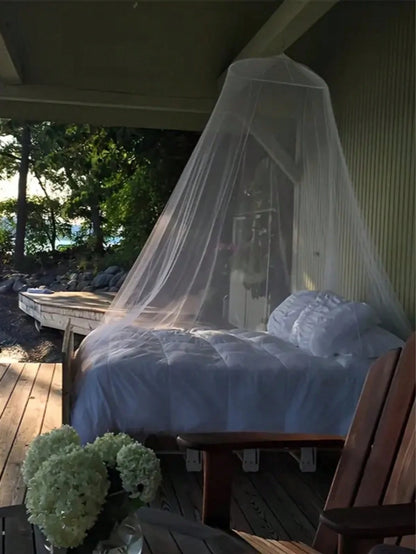 1pc Large All-Season Mosquito Net- Waterproof, Insect Repellent, Suitable For Outdoor Camping, Garden Protection And Room Decoration, Camping Essentials| Quiet Camping Setup| Durable Mosquito Net