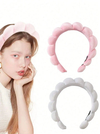 1pc Leopard Print Headband, Makeup Headband, Women's Facial Care Hair Clip, SPA Gift, Party, Daily Outings, Portable Lightweight Headband, Hair Hoop Headband