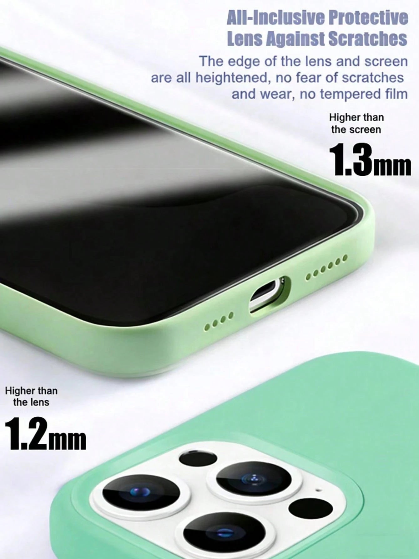 1pc Luxury Liquid Silicone Shockproof Phone Case, Compatible With Apple 16/14/13/12/11/15 Pro Max, Also Suitable For IPhone 12/13 Mini/14/15/16 Plus, Fashionable Velvet Protective Phone Case, Due To L