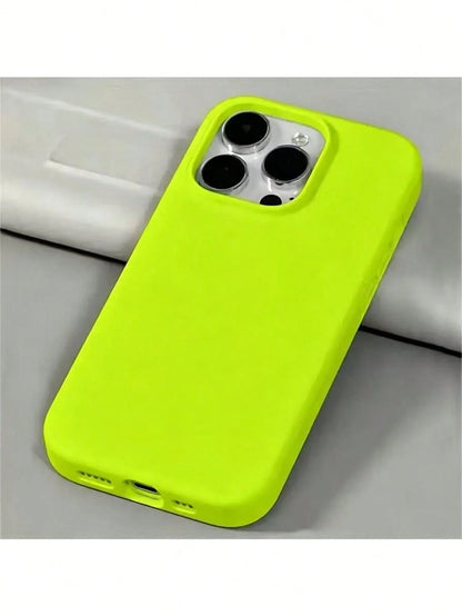 1pc Luxury Liquid Silicone Shockproof Phone Case, Compatible With Apple 16/14/13/12/11/15 Pro Max, Also Suitable For IPhone 12/13 Mini/14/15/16 Plus, Fashionable Velvet Protective Phone Case, Due To L