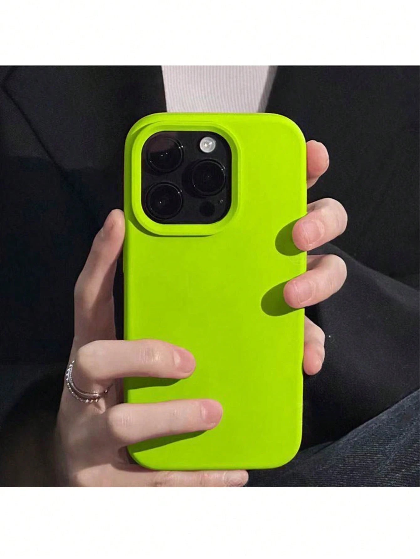1pc Luxury Liquid Silicone Shockproof Phone Case, Compatible With Apple 16/14/13/12/11/15 Pro Max, Also Suitable For IPhone 12/13 Mini/14/15/16 Plus, Fashionable Velvet Protective Phone Case, Due To L