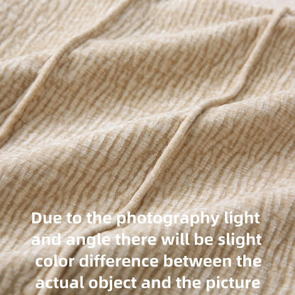 1pc Luxury Nordic Style Chenille Pillowcase, 3D Piped Minimalist Cushion Cover (Pillow Insert Not Included), Decorative Soft Pillow, Suitable For Sofa, Bedroom, Living Room, Apricot, Apricot Beige