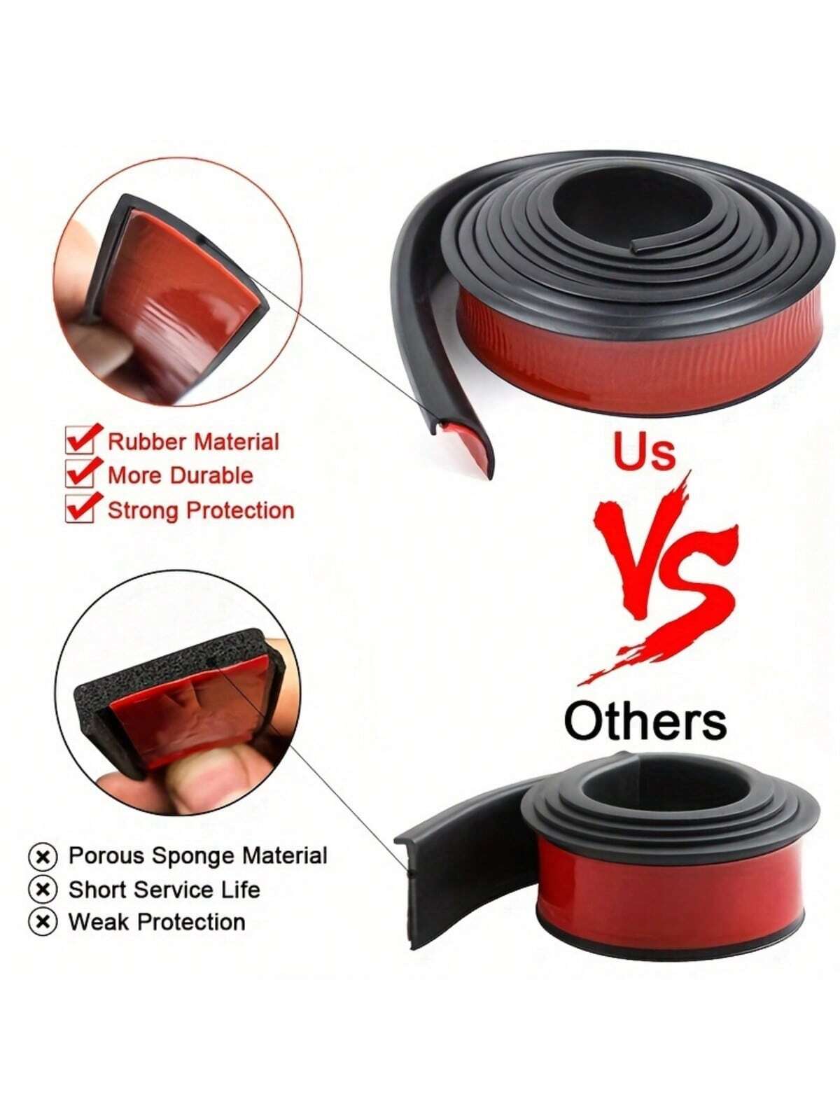 1pc Matte PVC Wheel Arch Guard, Scratch And Collision Protective Strip, Front Collision Protective Strip, Car Scratch Protector, Car Protective Sticker